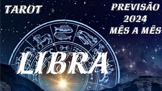 ♎ LIBRA  quotPREVISÃO 2024  Ano de prosperidade e renascimentoquot [upl. by Ielhsa392]