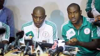 Nigeria vs Malawi Postgame Interview  Stephen Keshi and Vincent Enyeama [upl. by Bodwell636]