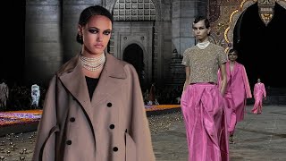 Dior Мода в Индии PreFall 202324 Осень Зима  Одежда сумки и аксессуары [upl. by Yand542]