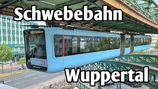 Schwebebahn Wuppertal  Suspension Railway  Monorail  Wuppertal 2023 [upl. by Spalla]