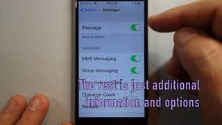 How to send SMS texts with iPhone [upl. by Sparrow677]