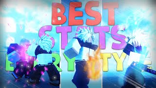 Best Build For Every Style In Grand Piece GPO  Roblox Grand piece Online Best Stats All Styles [upl. by Dyann]