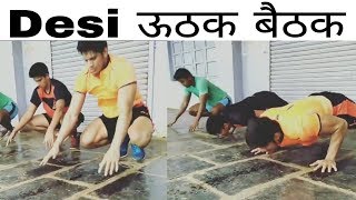 Kushti Pushups  Wrestling Uthak Baithak Non Stop [upl. by Vershen111]