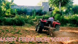 आज massy ferguson 1035 di जमीन को फाड़ दिया  1035 di massy ferguson [upl. by Aniroc]