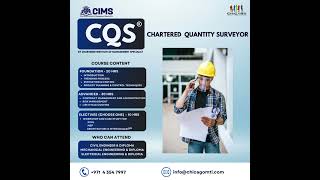 CQS® Chartered Quantity Surveyor [upl. by Temp]