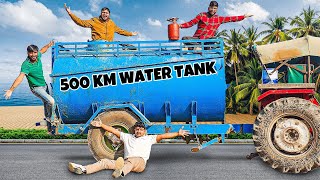 Hardest Driving Challenge😩 Can We Survive 500 KM In Water Tank  आज तो नर्क में आ गए 😞 [upl. by Madelle]