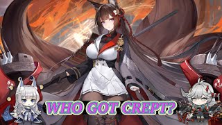 Azur Lane  Amagi CV review someone got crept [upl. by Lindi482]