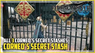 Final Fantasy 7 Remake All Corneo’s Secret Stash Locations Corneo’s Secret Stash Quest [upl. by Regdor]