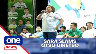 Mayor Sara Duterte slams Otso Diretso for tirades vs Duterte administration [upl. by Kcirdled]