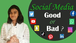 Is Social Media Good or Bad   Advantages and Disadvantages of Social media  Adrija Biswas [upl. by Akinod657]