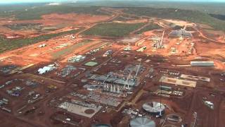 Karara Iron Ore Project Site Flyover November 2011 [upl. by Sesylu]