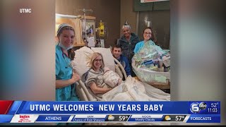 UTMC welcomes New Years baby [upl. by Keeton745]