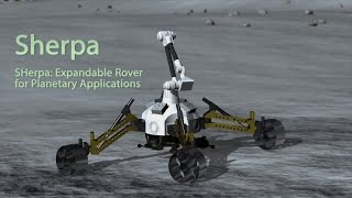 Sherpa Expandable rover for planetary applications [upl. by Elocn505]