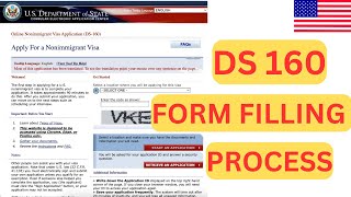 HOW TO FILL DS 160 FORM FOR USA VISA  Visa Application Step by Step [upl. by Lraed907]