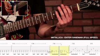 How to play quotEnter Sandmanquot by Metallica  Legendary Riff 1 [upl. by Alton812]