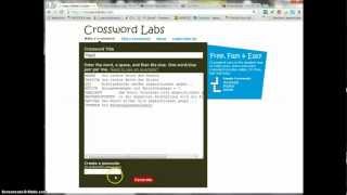 Kreuzworträtsel schnell gemacht mit crosswordlabscom [upl. by Llehsar]