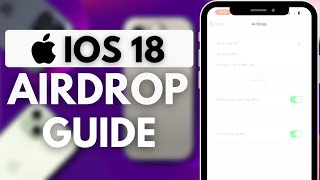 How to Use Airdrop on iPhone iOS 18 [upl. by Ettezil211]