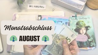 Monatsabschluss August Familienbudget umschlagmethode budgeting [upl. by Alleyne]