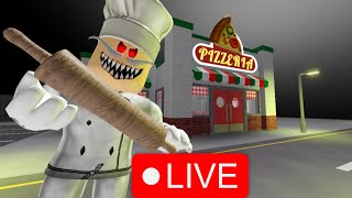 ESCAPE PAPA PIZZAS PIZZERIA SCARY OBBY Full Live Stream shorts roblox livestreams [upl. by Ardnuahsal]