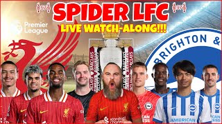 LIVERPOOL v BRIGHTON  LIVE WATCHALONG  WE HOST THE SEAGULLS IN THIS MUST WIN GAME [upl. by Cyna]