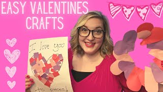 EASY Kids Valentines Crafts  Valentines Day Craft Ideas [upl. by Roose]