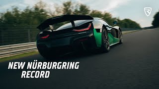 Bending Physics Rimac Nevera sets new Nürburgring EV lap record [upl. by Bearce]