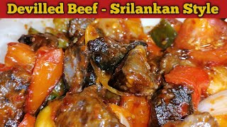 Srilankan Devilled Beef [upl. by Ahsatsana]