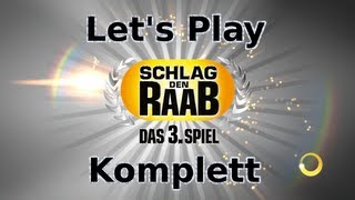 Lets Play Schlag den Raab 3 Komplett German HD [upl. by Haronid]