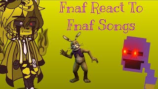 Fnaf React To 🐰 REVISIÓN  FNAF SONG COLLAB 🐰 and quotwe know what scares youquot  fnaf  Gacha Club 💜 [upl. by Meldoh854]