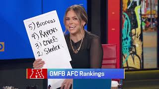 GMFB ranks their Top five teams in AFC [upl. by Arst]