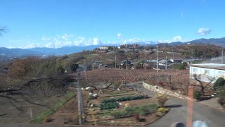 4K【車窓】215系 ホリデー快速ビューやまなし 新宿→小淵沢・左 Side ViewShinjuku to Kobuchizawa [upl. by Ispep]