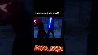 Lightsaber duels now vs then [upl. by Fairfield]