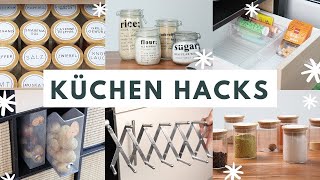 DIYs  Tipps zum KÜCHE ORGANISIEREN  IKEA Hacks  Ordnung in der Küche mit Cricut Joy  TRYTRYTRY [upl. by Epuladaug]