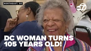 Northeast DC Woman Turns 105 Years Old [upl. by Lidda781]