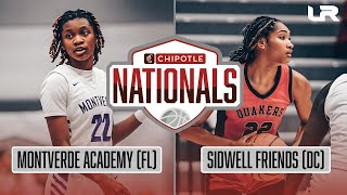 Sidwell Friends DC vs Montverde Academy FL  Chipotle Nationals Girls Quarterfinals [upl. by Milah977]