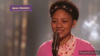 Keren Montero Participación 2023 Americas Got Talent [upl. by Gratianna308]