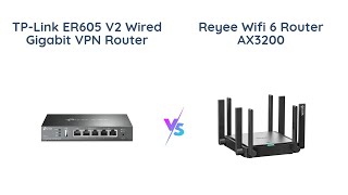 TPLink ER605 V2 vs Reyee WiFi 6 Router AX3200  Comparison 🛡️🔥 [upl. by Motch]