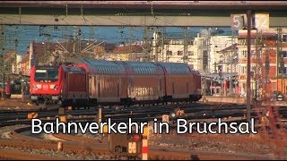 Bahnverkehr in Bruchsal [upl. by Barnard]