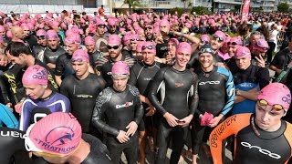 Triathlon Audencia La Baule 2015  voir ou revoir le TriRelais Grand public Etudiant Handisport [upl. by Gorski]