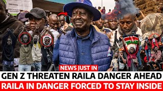 BREAKING News‼️RAILA in DANGER GEN Z Threaten RAILA forcing HIM to STAY indoors AHEAD of MAANDAMANO [upl. by Sanfred]