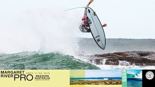 Florence vs Carmichael vs Wright  Round One Heat 4  Margaret River Pro 2018 [upl. by Stenger]