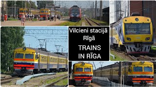 Rīga 🇱🇻  🚂 Vilcieni stacijā Rīgā  Augusts 2023  Trains in Rīga August 2023 [upl. by Betthezul]