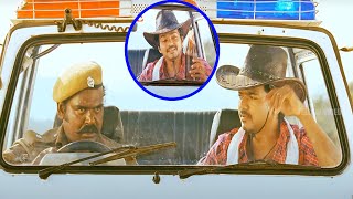 Vijay Caught Police Red Handed Movie Scene  Telugu Latest Movie Scenes  Telugu Videos [upl. by Wilfrid582]