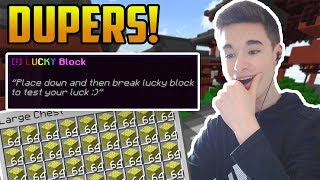 HUGE Server Dupe RUINS ECONOMY Minecraft Skyblock [upl. by Lednahs]