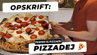 Den perfekte pizzadej  simpel opskrift både med og uden surdej [upl. by Sumetra925]