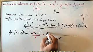 Raisonnement par récurrence sur une somme Maths TS [upl. by Ras]