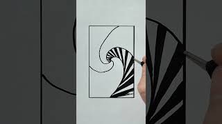 Optical illusion How to draw Very easy [upl. by Mastrianni790]