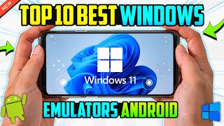 TOP 10 BEST WINDOWS EMULATORS FOR ANDROID IN 2024 [upl. by Ian]