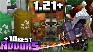 10 MEJORES ADDONS que MEJORAN tu SURVIVAL en Minecraft 121 BedrockPE MODS MINECRAFT PE 121 [upl. by Thurnau707]