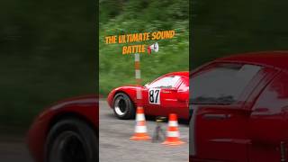 Ford GT40 VS Two Stroke Trabant  Sound Battle 📢 cars racing racecar hillclimbracing hillclimb [upl. by Boyt867]